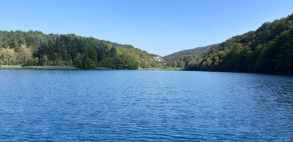 Schöner Blick Auf Den See — Stockfoto