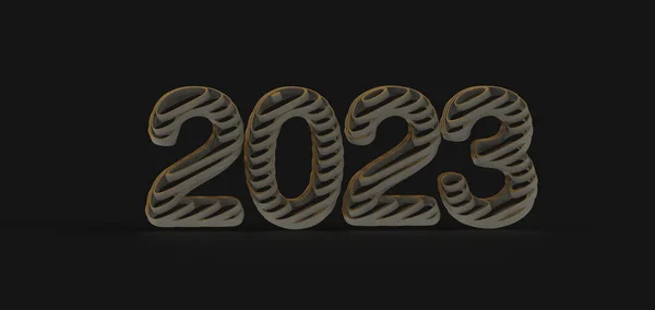 2023年新年のイラスト — ストック写真