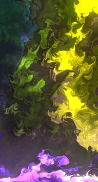 Абстрактный Фон Цветными Пятнами Краски Масляными Красками — стоковое фото