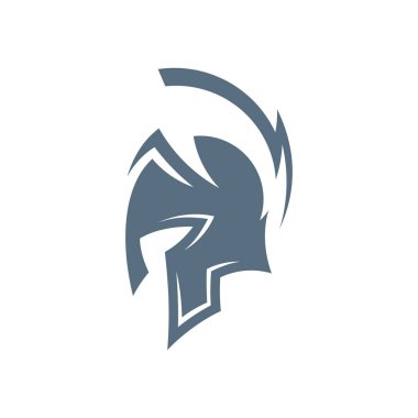 Sparta logo tasarımı vektör çizimi. Warriors spor takımı logosu tasarım şablonu.