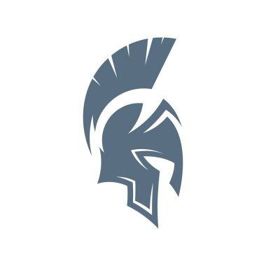 Sparta logo tasarımı vektör çizimi. Warriors spor takımı logosu tasarım şablonu.
