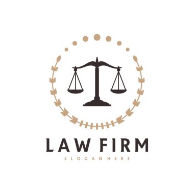 Justice logo vector template, Creative Law Firm logo design concepts clipart