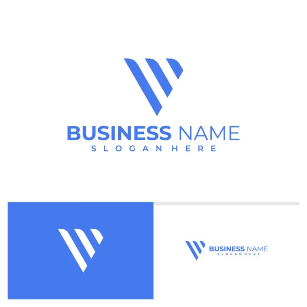 Initial Logotyp Vektor Mall Creative Letter Logotyp Design Koncept — Stock vektor