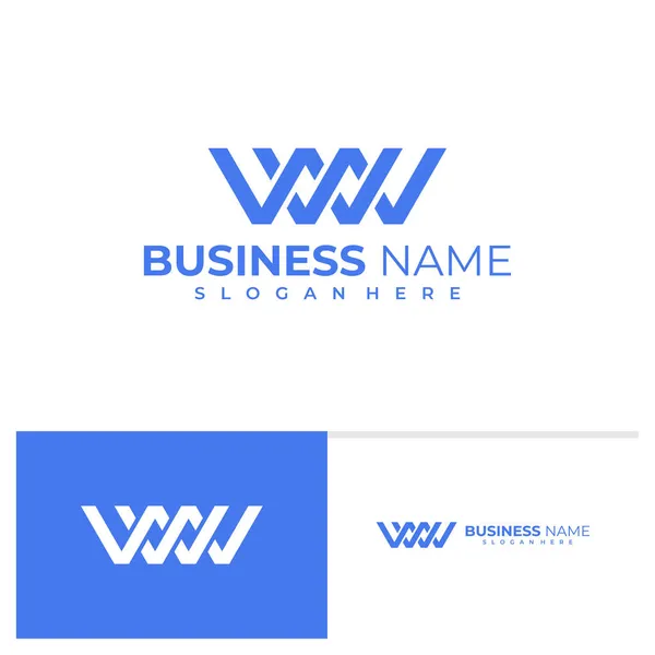 Modelo Inicial Vetor Logotipo Conceitos Criativos Projeto Logotipo Letra — Vetor de Stock