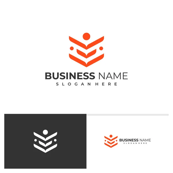 Początkowy Wzór Wektora Logo Koncepcje Projektu Logo Creative Letter — Wektor stockowy