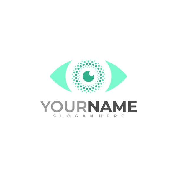 Modello Vettoriale Del Logo Eye Concetti Design Del Logo Creative — Vettoriale Stock