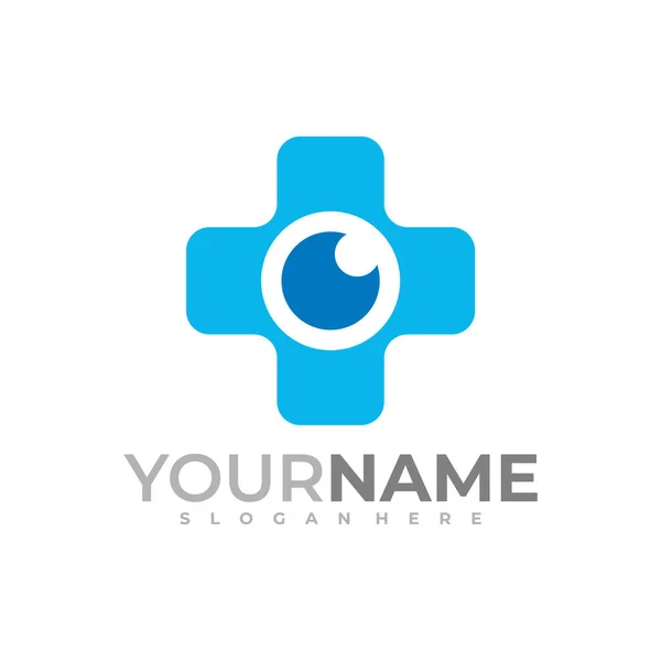 Medical Eye Logo Vektorschablone Creative Eye Logo Designkonzepte — Stockvektor