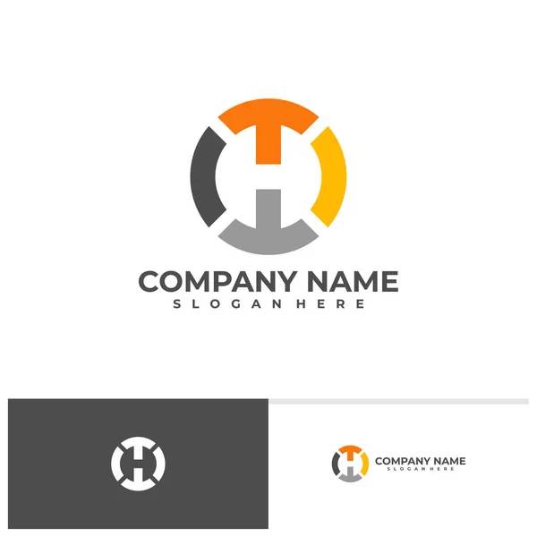 Początkowy Wzór Wektora Projektu Logo Koncepcje Projektu Logo Creative — Wektor stockowy