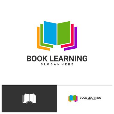 Kitap logo şablonu, Yaratıcı Kitap logo tasarımı kavramları öğreniliyor