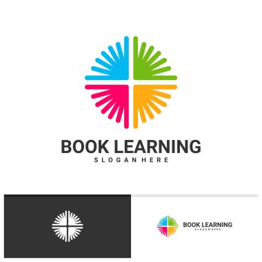 Kitap logo şablonu, Yaratıcı Kitap logo tasarımı kavramları öğreniliyor