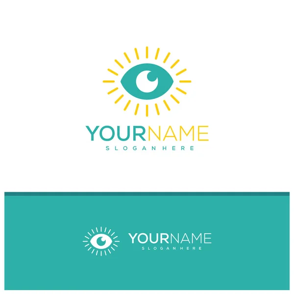 Eye Logo Design Vector Creative Eye Logo Concepts Template Illustration — Stock Vector