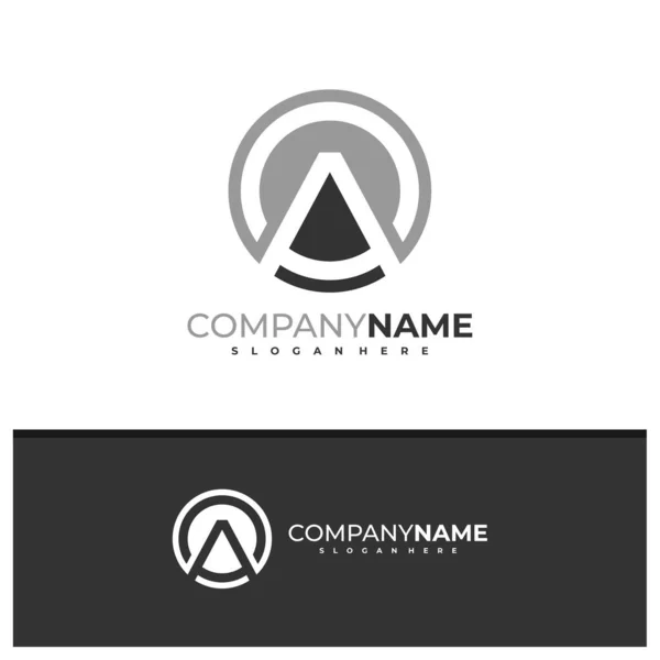 Lettre Vecteur Conception Logo Creative Une Illustration Modèle Concepts Logo — Image vectorielle