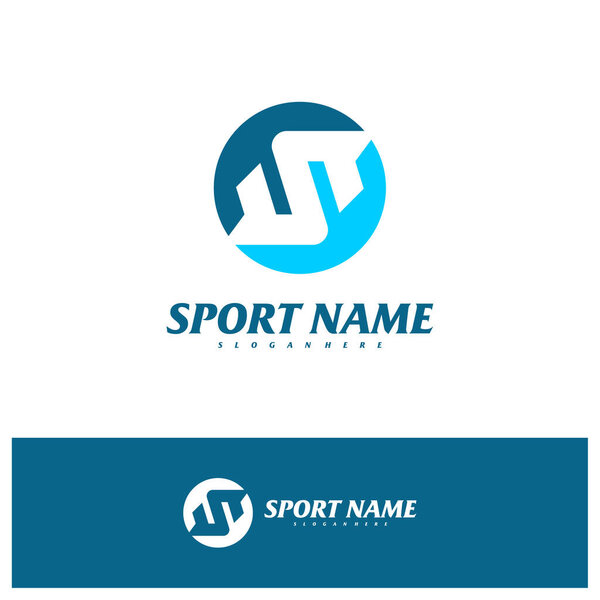 Шаблон вектора логотипа буквы S, иллюстрация концепций логотипа буквы S.