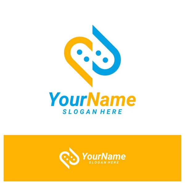 Letter Logo Design Template Initial Logo Concept Vector Creative Icon — Stok Vektör