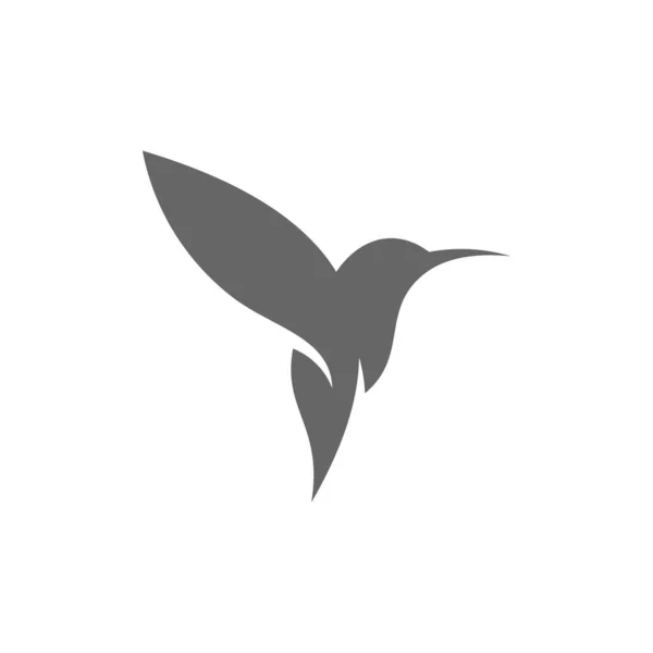 Kolibri Logo Design Vektorschablone Vogel Logo Für Moderne Unternehmen Einfaches — Stockvektor