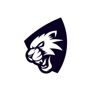 Kızgın jaguar leopar maskot esport logosu tasarımları