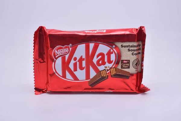 Manila Septiembre Nestle Kit Kat Chocolate Septiembre 2021 Manila Filipinas —  Fotos de Stock