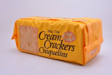 MANILA, PH - SEPT 30 Eylül 2021 'de Manila, Filipinler' de kremalı krakerler.