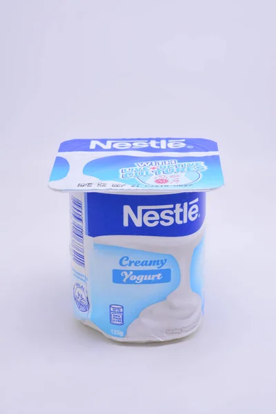 Manila Październik Jogurt Nestle Października 2021 Manili Filipinach — Zdjęcie stockowe