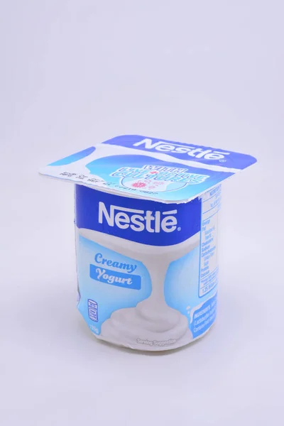 Жовтня 2021 Року Манілі Філіппіни Manila Oct Nestle Yogurt — стокове фото