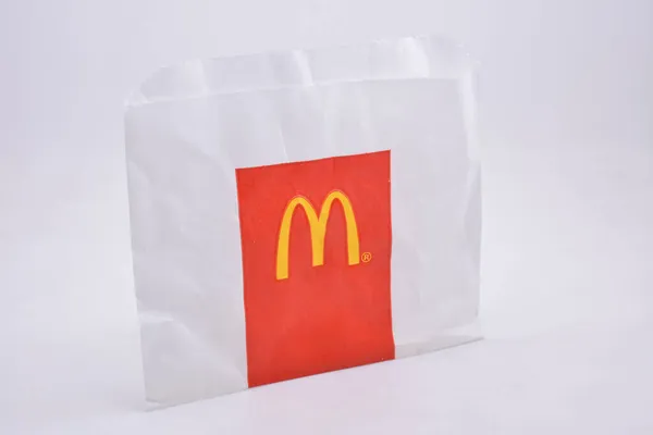 Manila Oct Mcdonalds Fries Paper Holder Octubre 2021 Manila Philippines — Foto de Stock