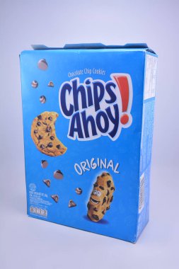 MANILA, PH - 24 Ağustos - Chips ahoy çikolatalı kurabiyeleri 24 Ağustos 2021 