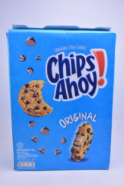 MANILA, PH - 24 Ağustos - Chips ahoy çikolatalı kurabiyeleri 24 Ağustos 2021 