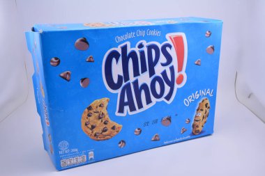 MANILA, PH - 24 Ağustos - Chips ahoy çikolatalı kurabiyeleri 24 Ağustos 2021 
