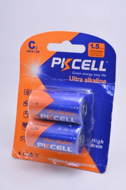 MANILA, PH - 24 Ağustos 2021 'de Filipinler, Manila' da PK hücre bataryası.