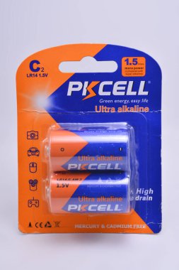 MANILA, PH - 24 Ağustos 2021 'de Filipinler, Manila' da PK hücre bataryası.