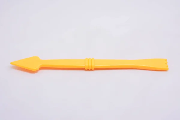 Plastikowe Sztuki Gliny Nóż Narzędzie Zabawka Odgrywana Przez Dzieci — Zdjęcie stockowe