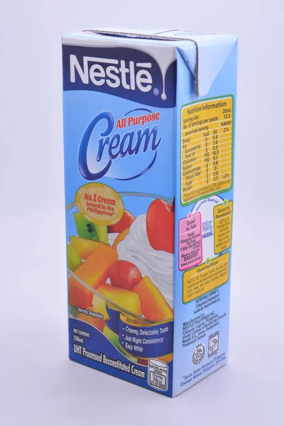 Manila Oct Nestle All Purpose Cream Жовтня 2021 Року Манілі — стокове фото