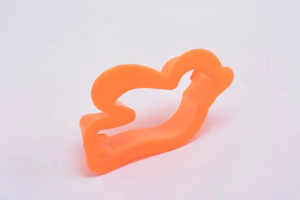 Plástico Pássaro Moldagem Forma Brinquedo Argila Jogar Por Crianças — Fotografia de Stock