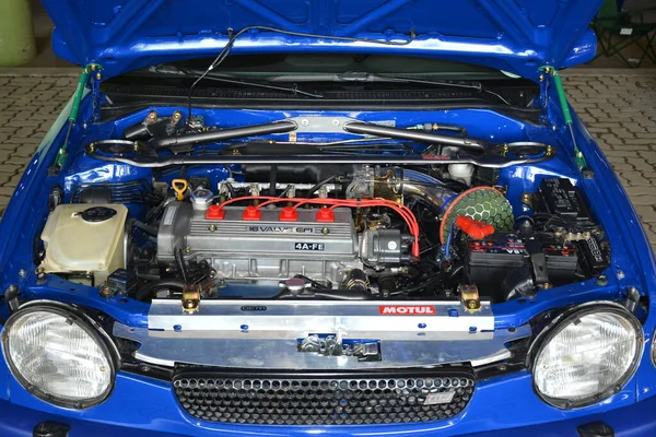 Marikina Nov Toyota Corolla Engine Wild Rides Car Show November — Stock Photo, Image
