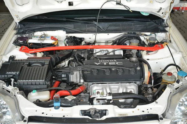 Marikina Nov Honda Civic Engine Wild Rides Car Show November — Foto de Stock