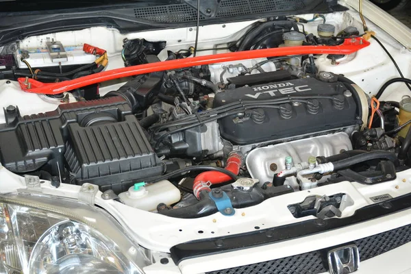 Marikina Nov Honda Civic Engine Wild Rides Car Show November — Foto de Stock