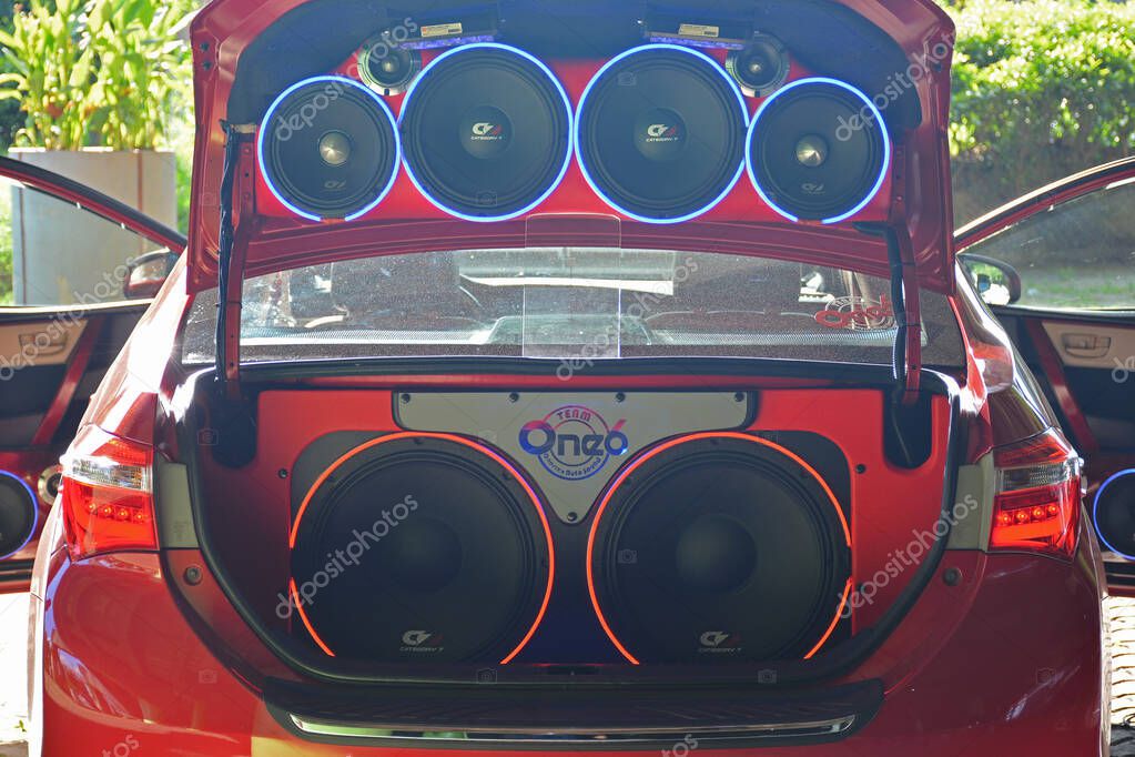 MARIKINA, PH NOV 8 Toyota vios car sound speaker set up at Wild