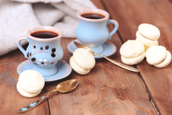 Café com merengues — Fotografia de Stock
