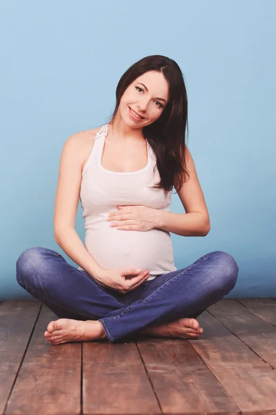 Mujer embarazada. — Foto de Stock