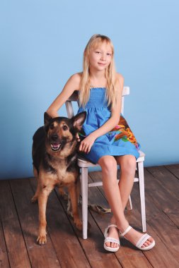 shepherd'ın küçük kızla