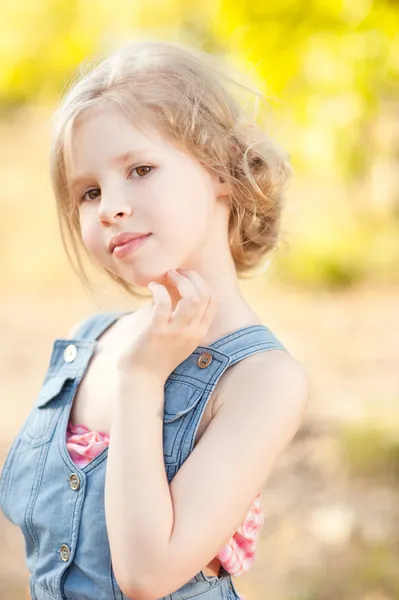 Portrait of cute baby girl — Stock Photo, Image