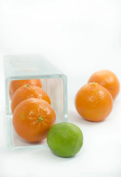 橘子和石灰 — 图库照片