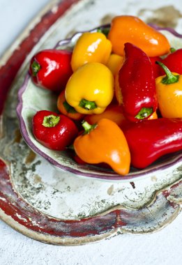 renkli biber bileşimi