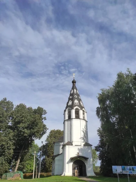 Anciennes Églises Orthodoxes Russie Région Ivanovo Nature Structures — Photo