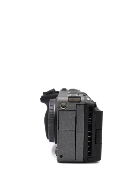 Sony Ilme Fx3 Vücut Kamerası Gümüş Renkli Deki Blog Film — Stok fotoğraf