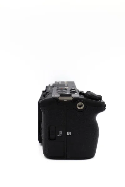 Sony Ilme Fx3 Kroppskamera Silverfärg Professionell Kamera För Blogg Film — Stockfoto