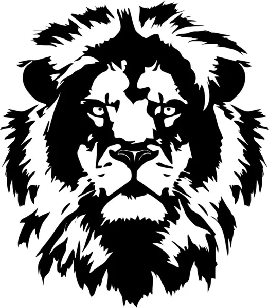 Tête de lion — Image vectorielle