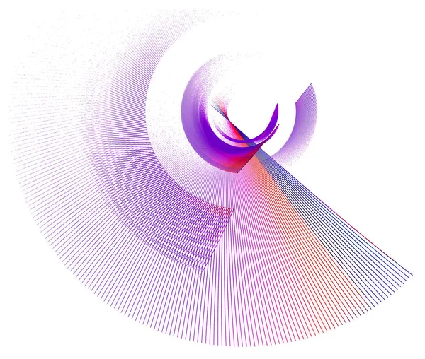 Purpurová Abstraktní Vrtule Otáčí Bílém Pozadí Grafický Designový Prvek Logo — Stock fotografie