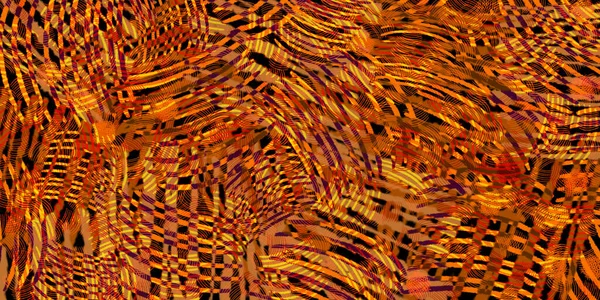 Paralel kavisler gruplandırılmış. Gruplar örtüşüyor ve kesişerek karanlık bir arkaplanda ızgara oluşturuyor. Soyut renkli arkaplan.