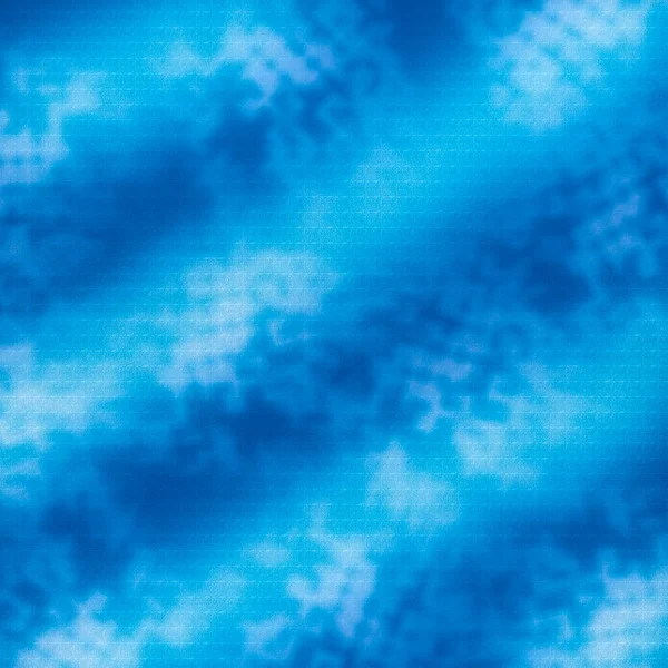 蓝色波浪形表面 图案模糊 抽象的纹理背景为您的设计 说明1 — 图库照片